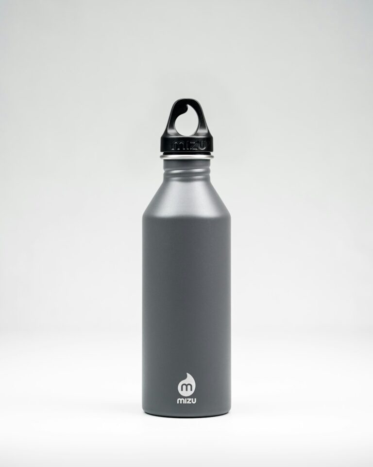 black Mizu stainless steel tumbler